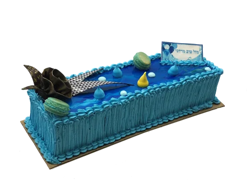 Premium Log Cake, Baby Boy