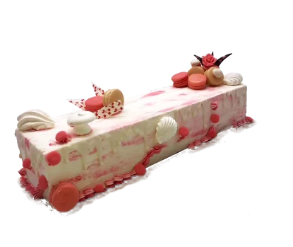 Premium Log Cake, Baby Girl