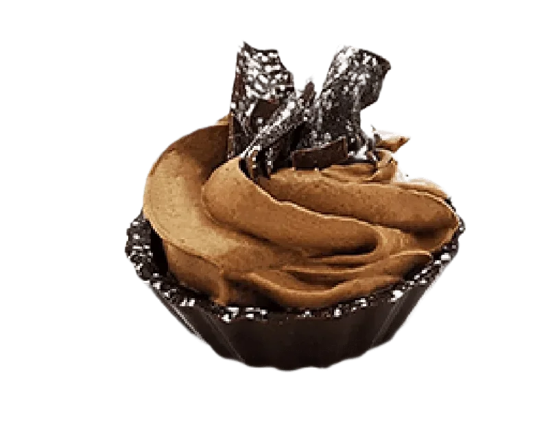 Mousse in Chocolate Cup