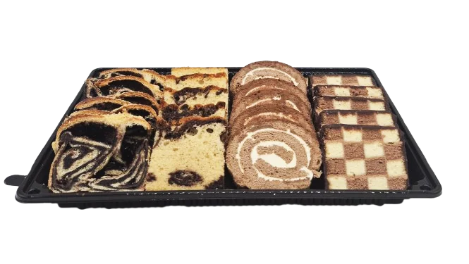 Black Platter – Fancy & Sponge Cakes